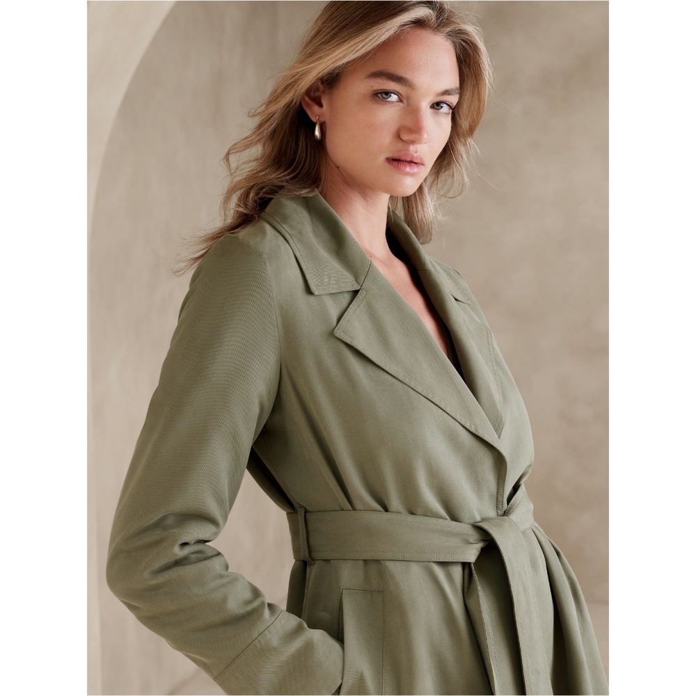 NWT Banana Republic Soft Trench Coat